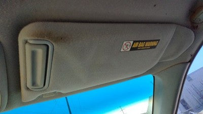 1998-2002 Honda Accord Passenger Right Sun Visor Oem Gray 83230S84a03zd