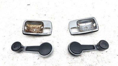 1971 Nissan 240Z Window Crank Inner Door Handle Bezel Pair Set Oem