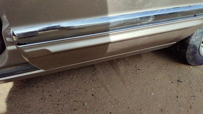 1992 Buick Park Ave Ultra Driver Left Rear Moulding From Door Back Trim Gold