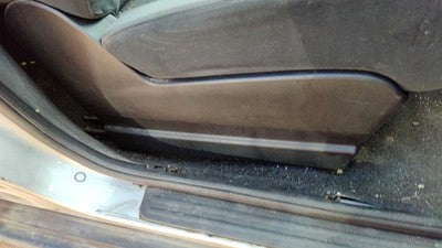 Nissan Versa Passenger Right Side Seat Trim Panel Oem Charcoal G