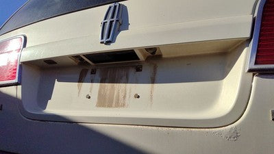 2007-2008 Lincoln Navigator License Plate Trim Surround Panel Tail Trunk Finish