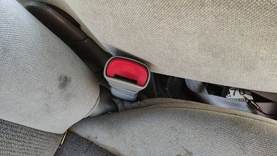 2000-2003 Ford Taurus Passenger Right Front Seat Belt Buckle Receiver Oem Gray