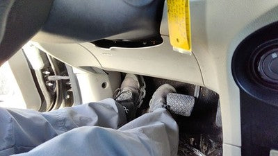 2011-2013 Ford Fiesta Lower Dash Under Column Knee Bolster Trim Panel Oem
