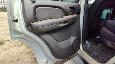 2010-2014 Chevy Tahoe Driver Left Rear Door Trim Panel With Switches Back Black