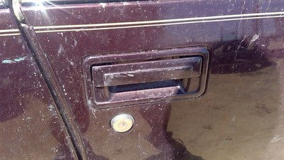 93 Cadillac Fleetwood Passenger Right Front Outside Door Handle Oem Lever Maroon