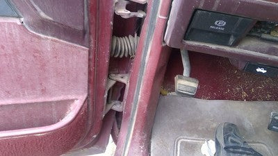 1988 Gmc Sierra 2500 Driver Left Lower Kick Trim Panel Oem Red
