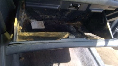 1991 Mitsubishi Galant Vr-4 Glove Box Assembly Complete Door With Latch Black