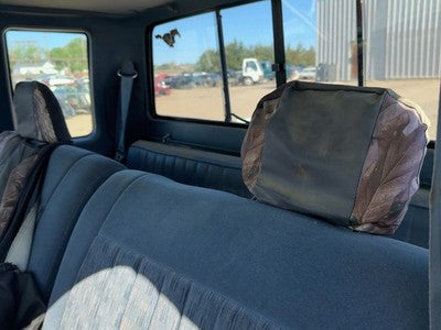 1992 Ford F250 Pair Of Front Headrests Oem Left Right Set Seat Gray