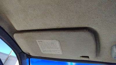 1995 Nissan Pathfinder Driver Left Sun Visor Oem Blue