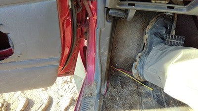1996 Nissan Hardbody Driver Left Lower Kick Trim Panel Oem Gray