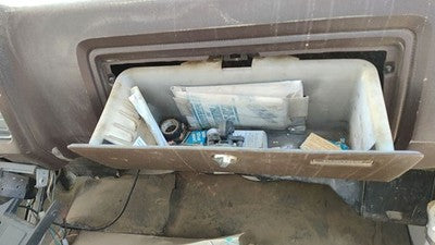 1984 Dodge D350 Glove Box Assembly Complete Door With Latch Oem