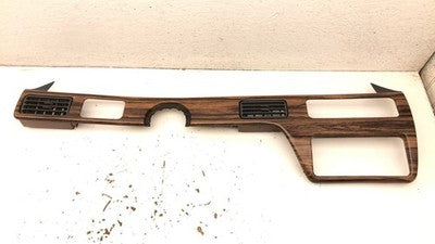 89-91 Pontiac Bonneville Driver Left Woodgrain Dash Trim Bezel Below Speedometer