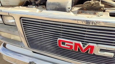 1992-1996 Gmc Van 3500 Front Center Grille Assembly Oem White 15667813