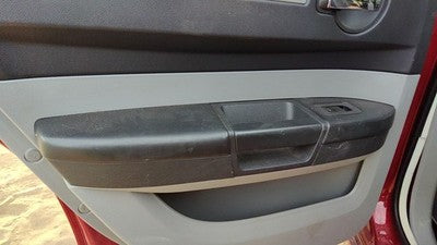 08-10 Charger Driver Left Rear Door Trim Panel With Switches Back Db Slate Gray