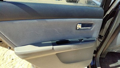 07-09 Nissan Sentra Driver Left Rear Door Trim Panel With Switches Back Black W