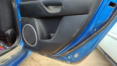 04-06 Mazda 3 Passenger Right Rear Door Trim Panel With Switches Back Bp5 Black