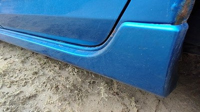 04-06 3 Driver Left Lower Rocker Panel Moulding Side Skirt 27B Winning Blue
