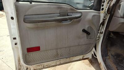 1999-2001 F250 Super Duty Driver Left Front Inside Door Trim Panel Only Oem Gray