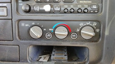 95 Silverado 1500 Temperature Control Module In Dash Heater Ac Head Unit Oem