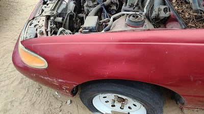 1997-2002 Ford Escort Driver Left Front Fender Oem Red F7Cz16006Aa