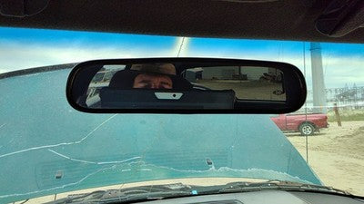 1996 S10 Blazer Inside Rear View Mirror Oem Windshield Mounted