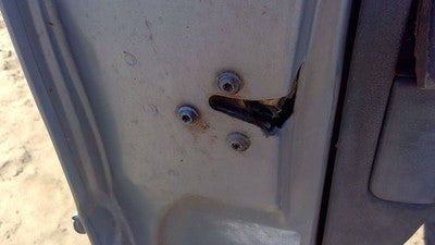 1991 Chevy Caprice Driver Left Front Door Latch With Rods/Cables Oem Assembly