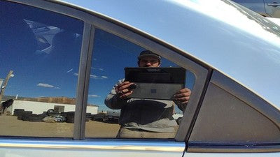 13-14 Chevy Cruze Driver Left Rear Vent Window Back Door Glass With Frame Oem