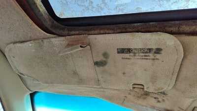 1993 Saturn Sc2 Coupe Driver Left Sun Visor Oem Tan