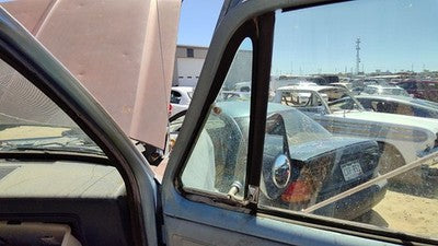 78-86 Ram W150 Passenger Right Front Vent Window Small Door Glass With Frame