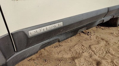 10-12 Legacy Outback Driver Left Front Lower Moulding From Door Trim Strip
