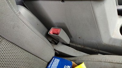 2008-2013 Dodge Avenger Passenger Right Front Seat Belt Buckle Receiver Gray Db