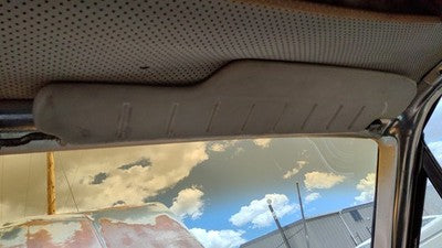 1964 Ford Thunderbird Coupe Passenger Right Sun Visor Oem Blue
