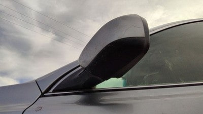 11-14 Legacy Outback Driver Left Side Mirror Door Mounted Ssm Steel Silver