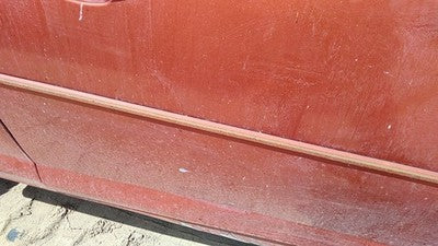 05-08 Cobalt Passenger Right Front Moulding From Door Oem Trim Strip Orange 56U