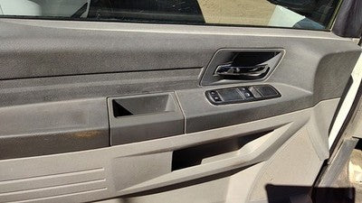 08-09 Grand Caravan Driver Left Front Door Trim Panel With Master Switch Gray Ds