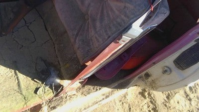 1978 Buick Regal Driver Left Front Seat Belt Retractor Oem Shoulder Red