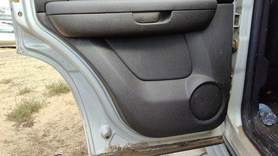 2010-2014 Chevy Tahoe Driver Left Rear Door Trim Panel With Switches Back Black