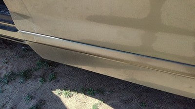 03-05 Ford Explorer Driver Left Rear Moulding From Door Back Trim Strip Gold Tk