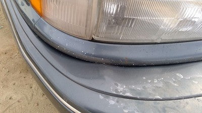 91-92 Galant Vr-4 Filler Trim Strip Between Bumper And Grille Headlights Green