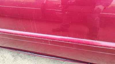 95-02 Eldorado Passenger Right Front Upper Moulding Door Trim Crimson Red 86U