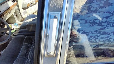 1985 Mercury Grand Marquis Driver Left Rear Side Marker With Chrome Trim