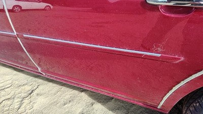 06-07 Lucerne Driver Left Rear Moulding From Door Back Trim Strip Crimson 86U