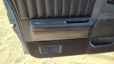 1994 Chevy S10 Blazer Driver Left Front Door Trim Panel With Master Switch Black