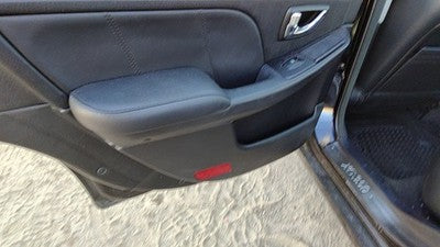 01-05 Hyundai Xg350 Driver Left Rear Door Trim Panel With Switches Back Black