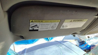 2005-2009 Hyundai Tucson Driver Left Sun Visor Oem U7 Gray 852012E460qs