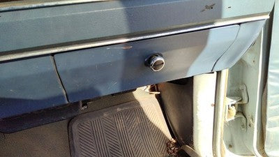 1986 Ford Ranger Glove Box Assembly Complete Door With Latch Oem Blue