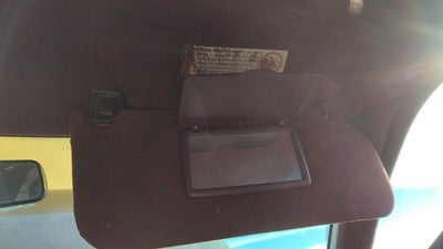 1998 Buick Lesabre Passenger Right Sun Visor Oem Red