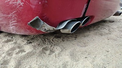 2001 Cadillac Eldorado Driver Left Rear Muffler With Exhaust Tip Oem