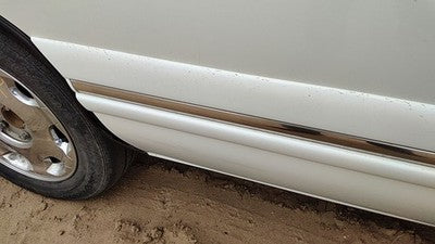 1998 Buick Lesabre Passenger Right Rear Moulding From Door Back Trim Strip White