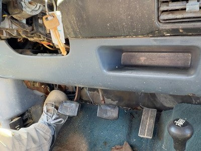 1992-1997 Ford F250 Lower Dash Under Column Knee Bolster Trim Panel Oem Gray